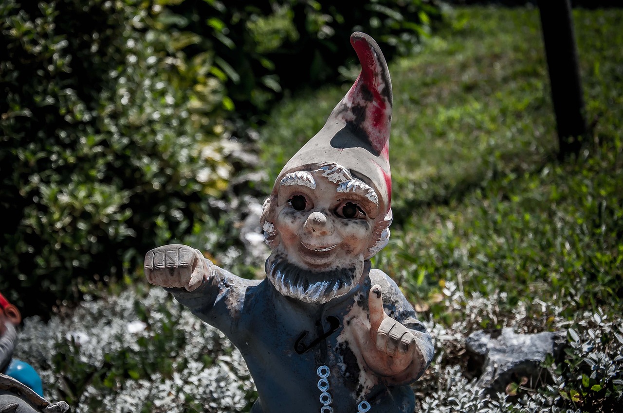 dwarf garden gnome garden figurines free photo