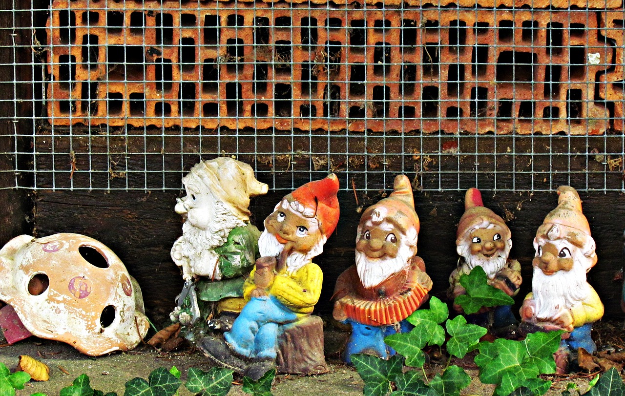 dwarves the gnomes figurines free photo