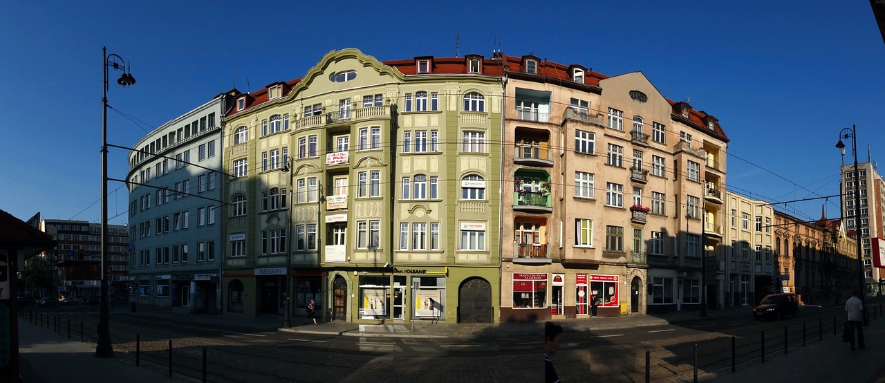 dworcowa street bydgoszcz panorama free photo