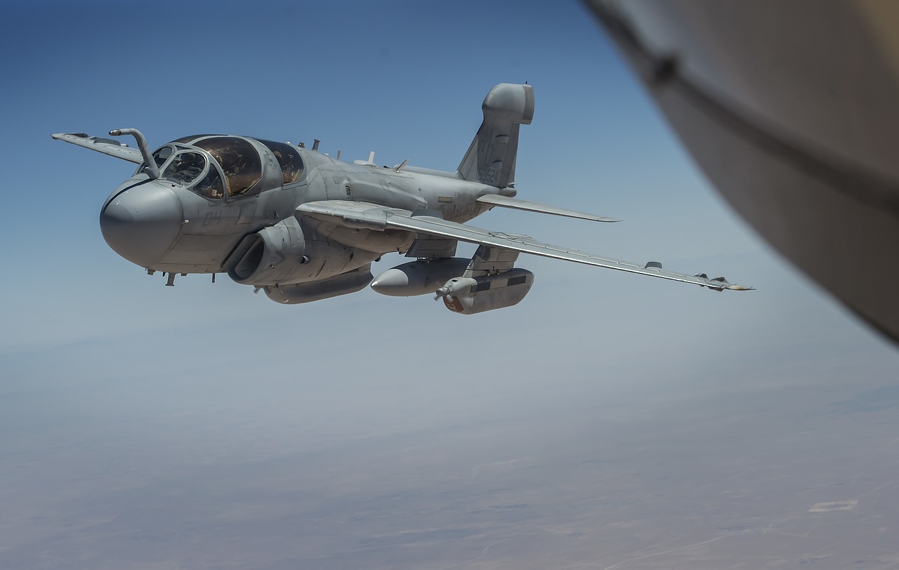 ea-6b prowler us navy operation inherent resolve free photo