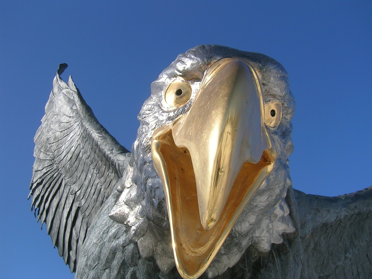eagle statue bald eagle bird statue free photo