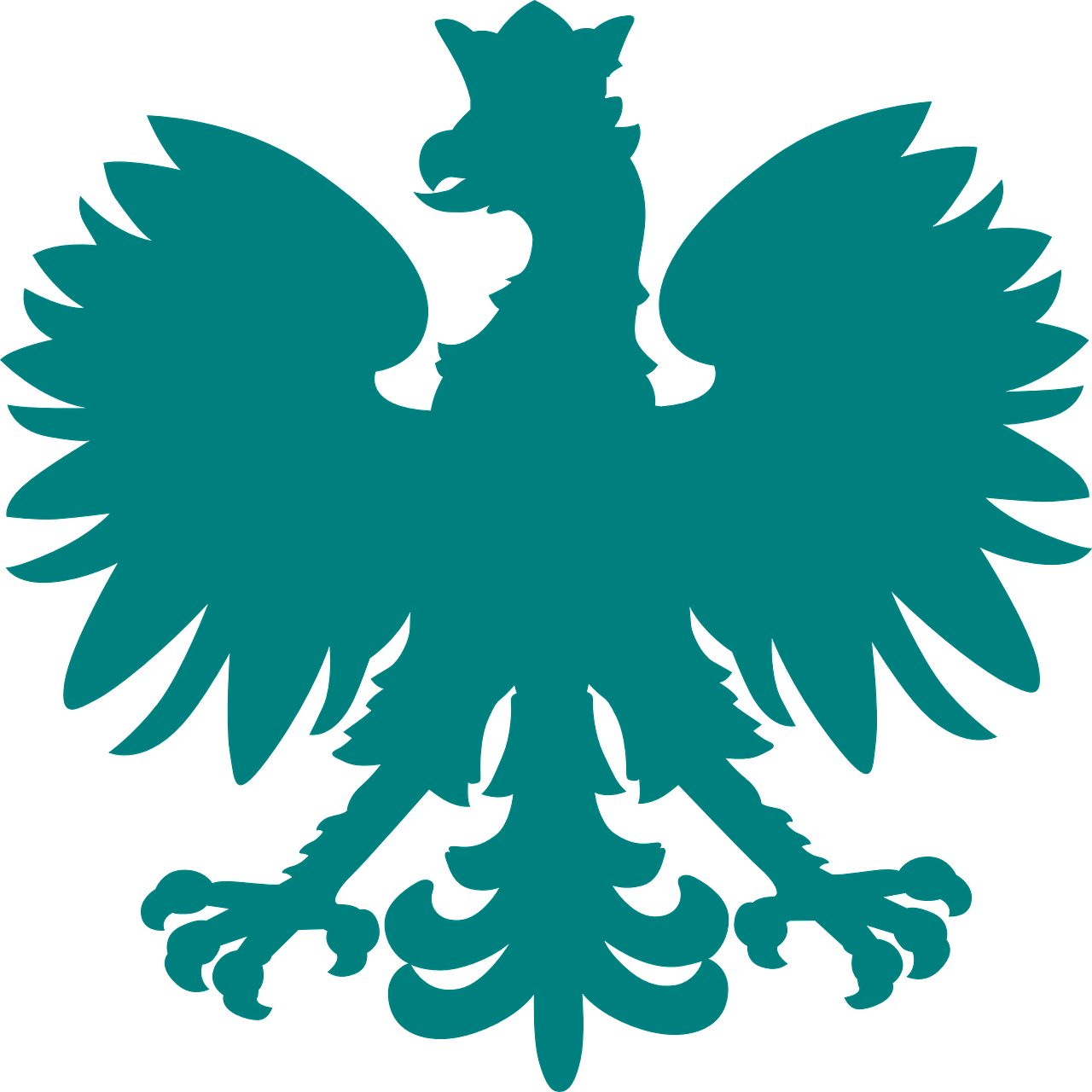 eagle heraldic animal silhouette free photo