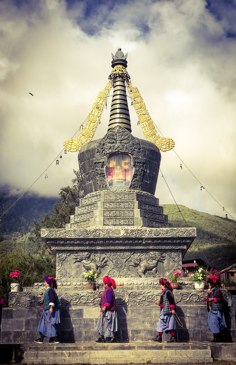 eagle  tower  in yunnan province free photo