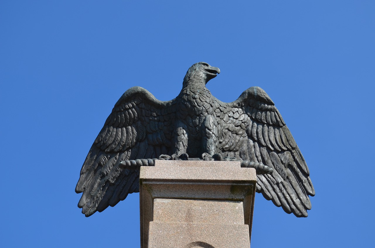 eagle statue wendelsberg free photo