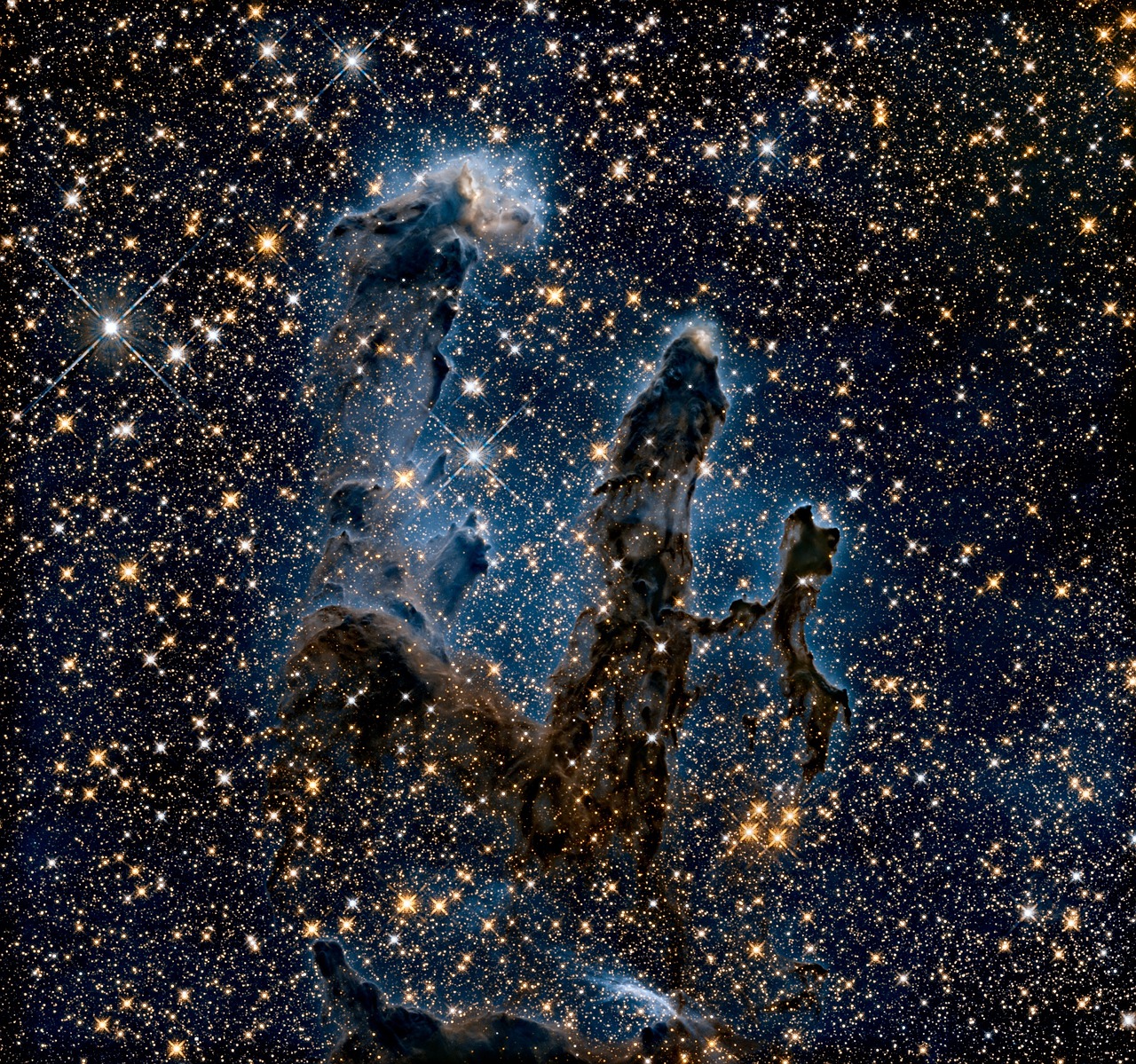 eagle nebula pillars of creation m16 free photo