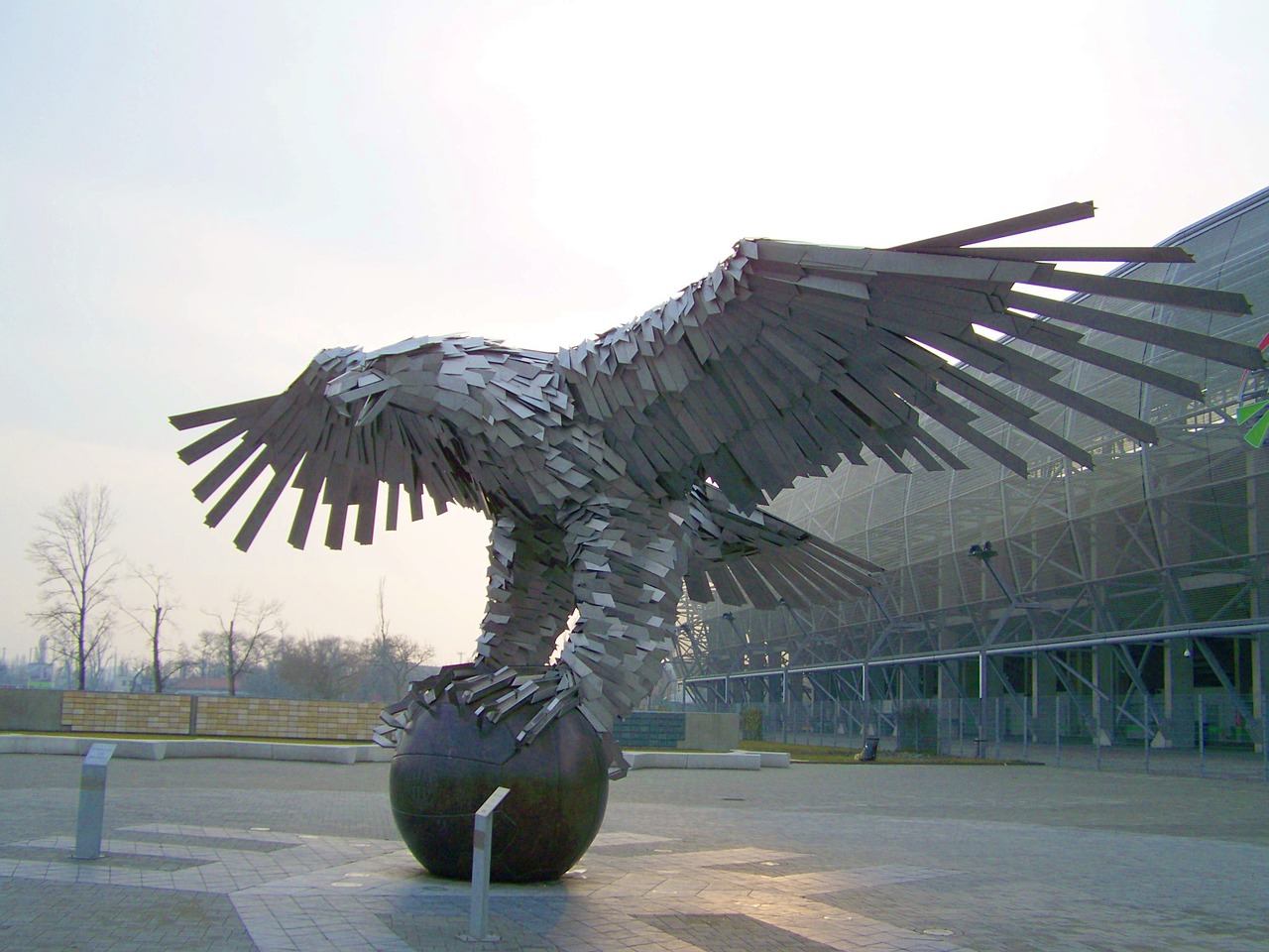 eagle statue metal works budapest free photo
