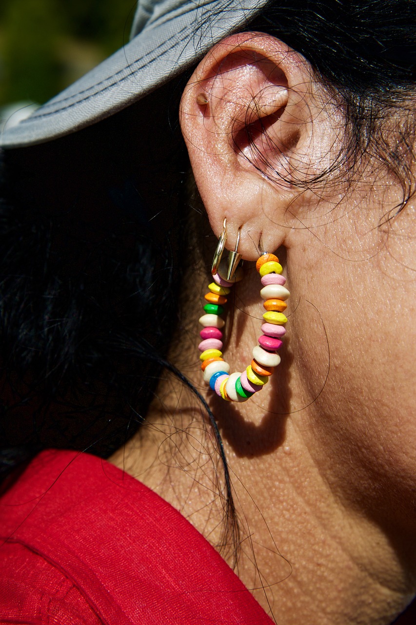 ear earlobe earrings free photo