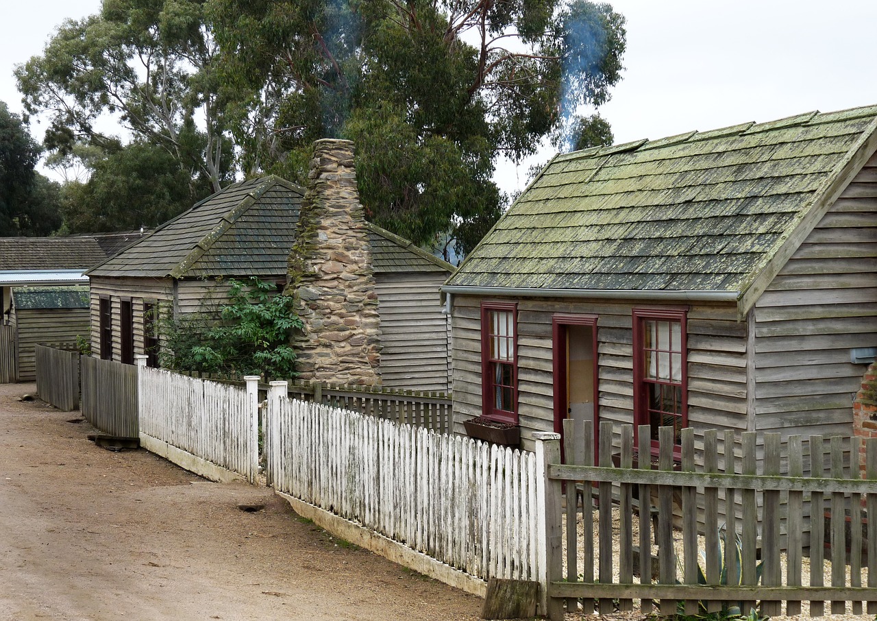 early australian miners cottage architecture free photo
