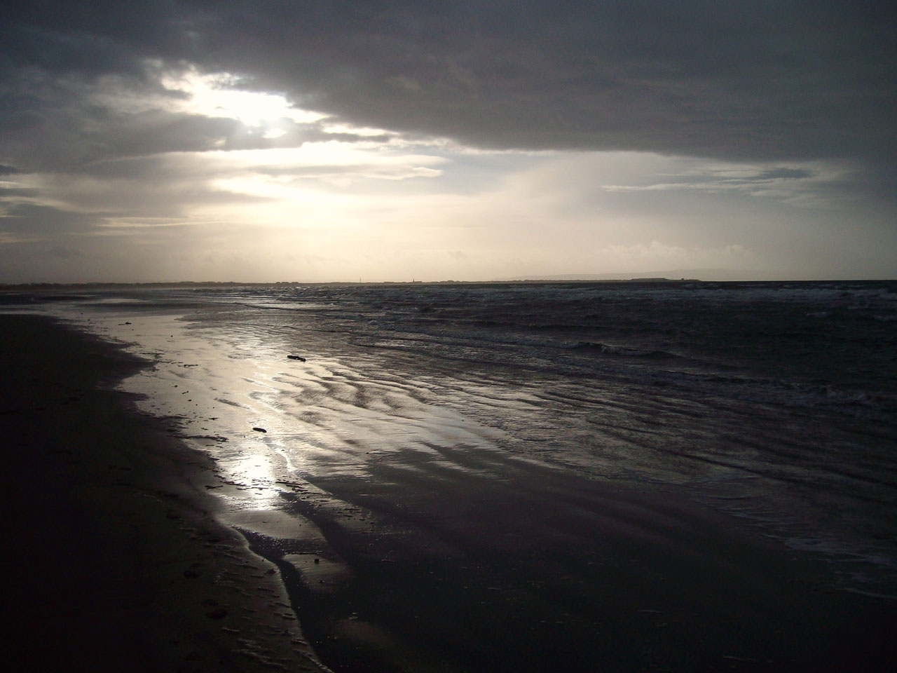 sunrise beach early morning walk free photo