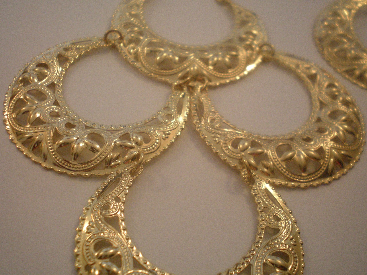 earrings gold drape earrings free photo