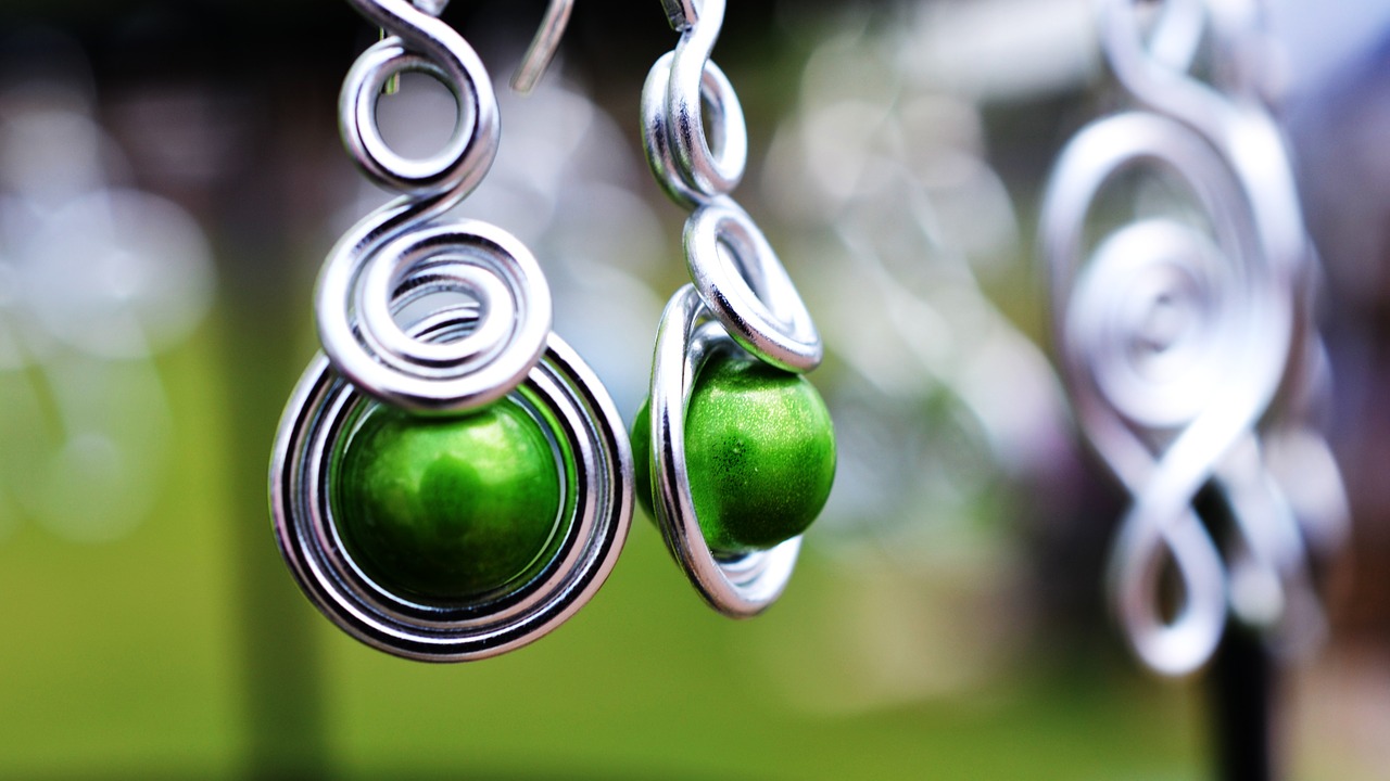 earrings silver jewelry free photo