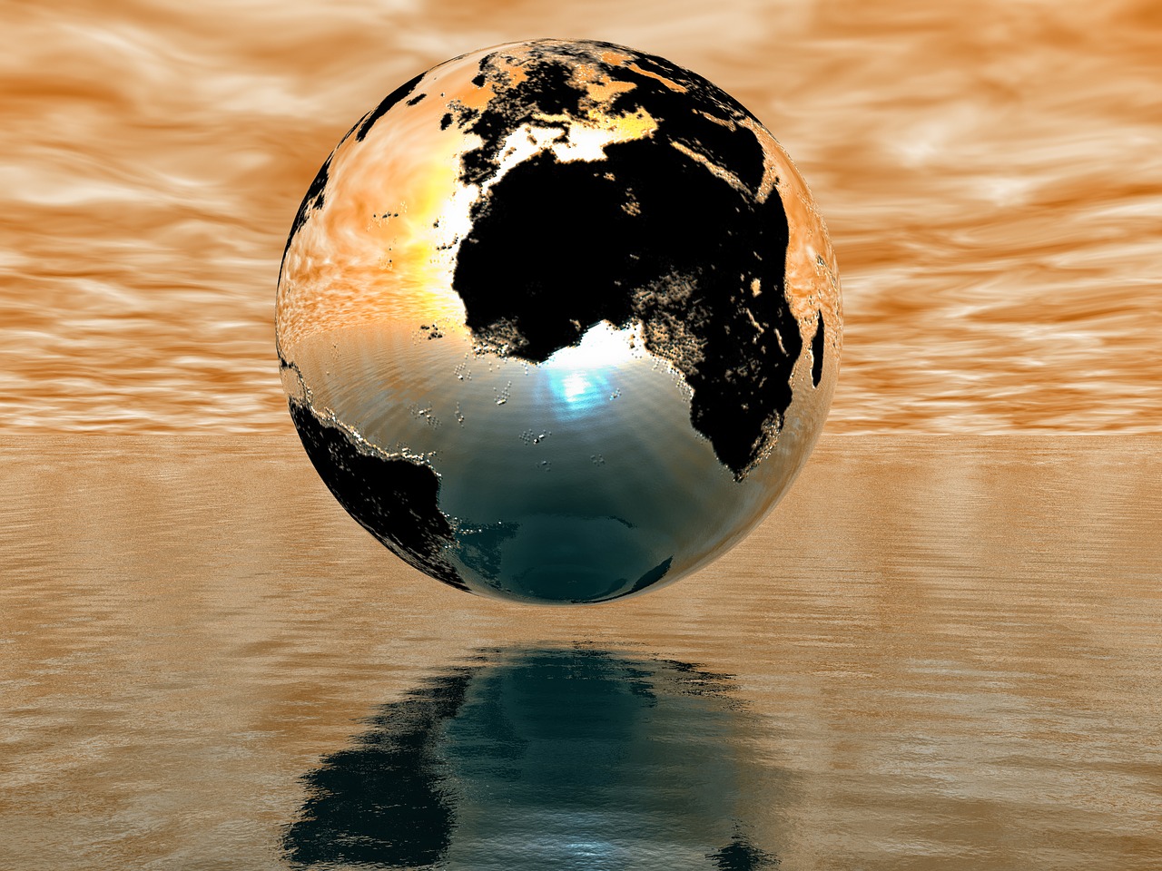 earth globe ball free photo