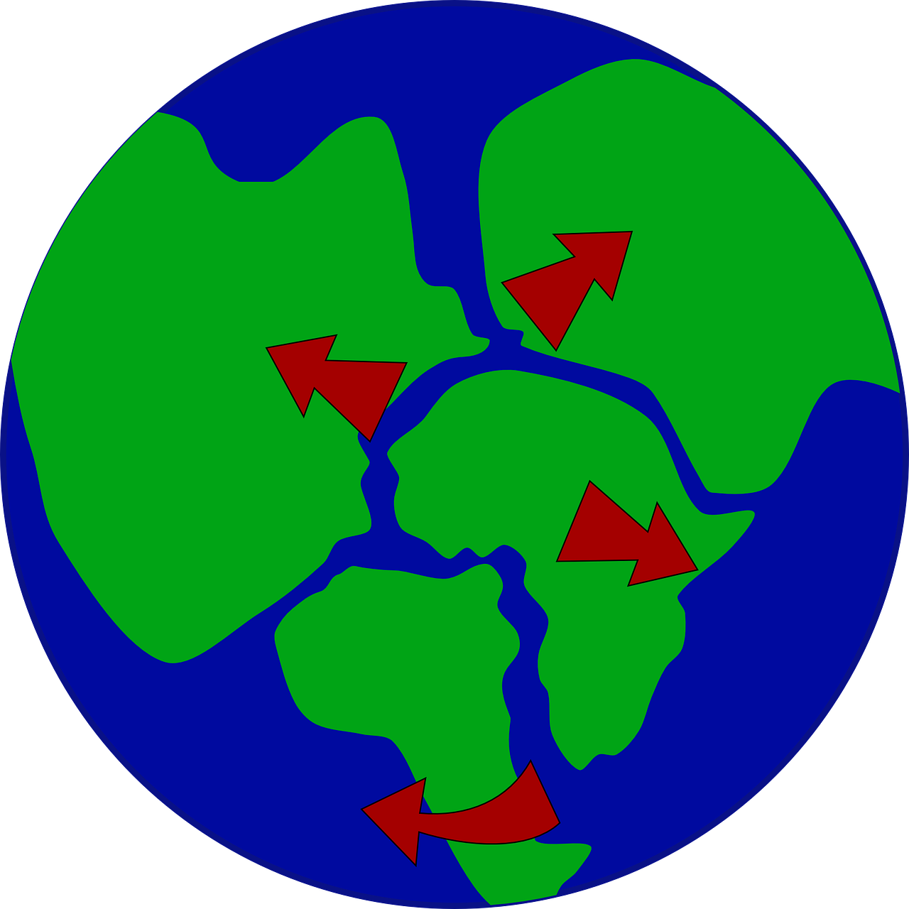 earth globe continents free photo