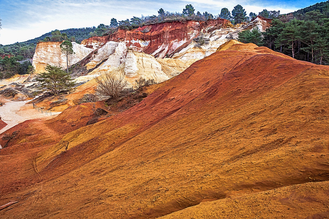earth  red  hill free photo