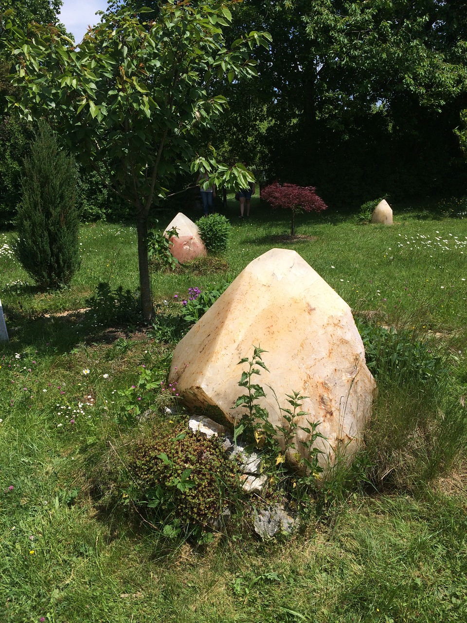 earth guardian stone garden free photo