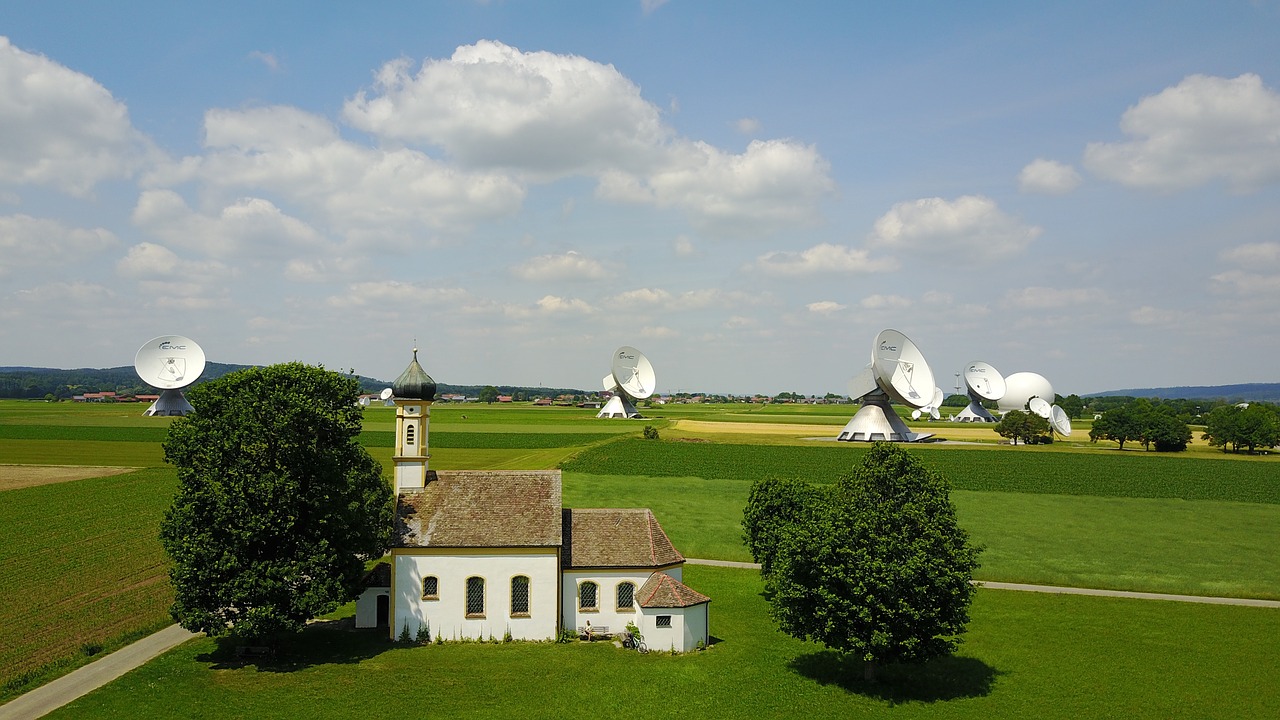 earth station antennas radio antenna free photo