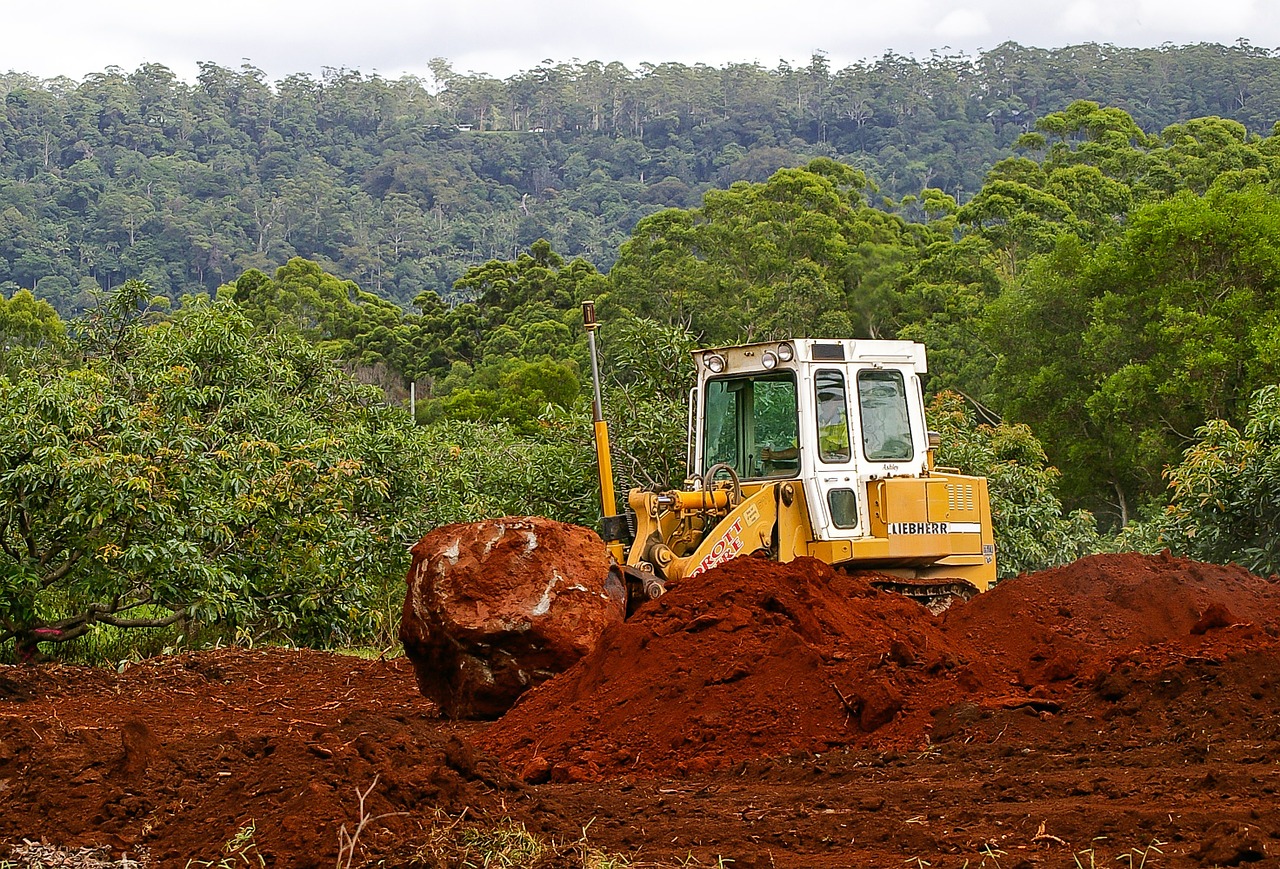 earth works digger boulder free photo