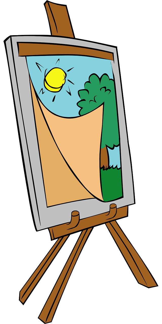 easel painting arts free photo