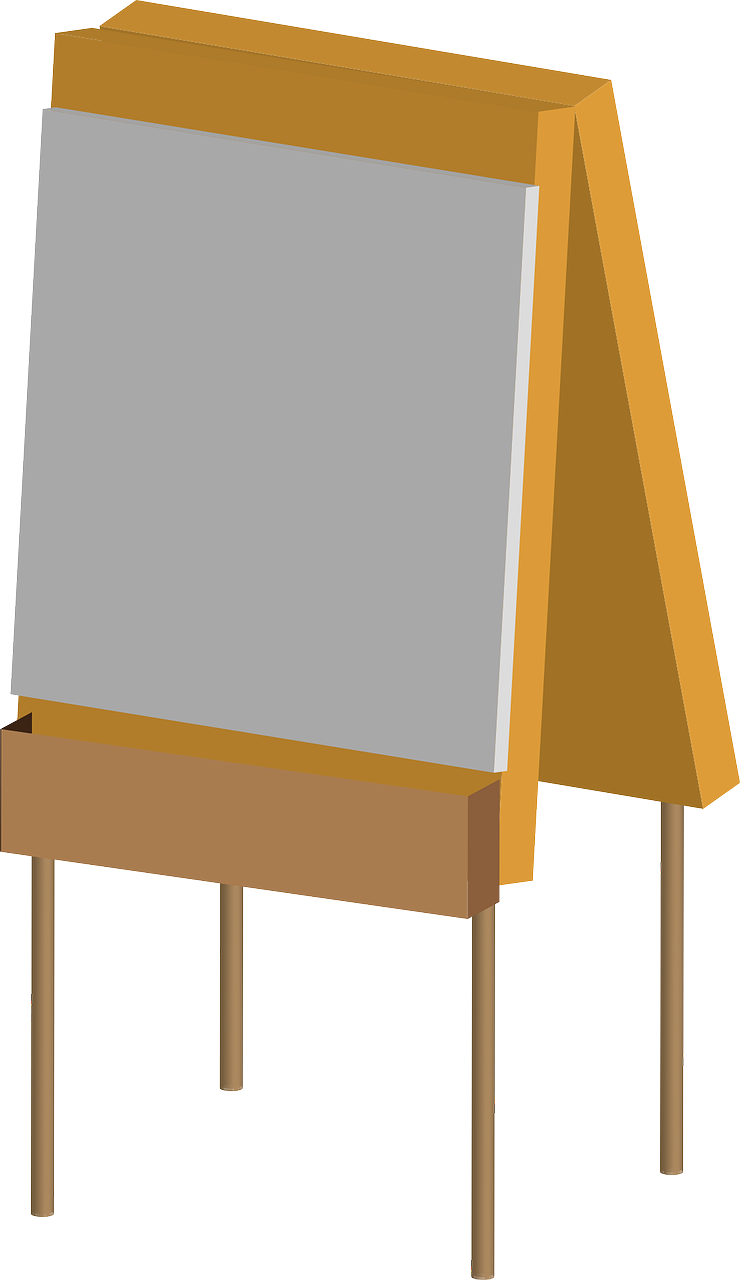 Paint Easel PNG Transparent Images Free Download, Vector Files