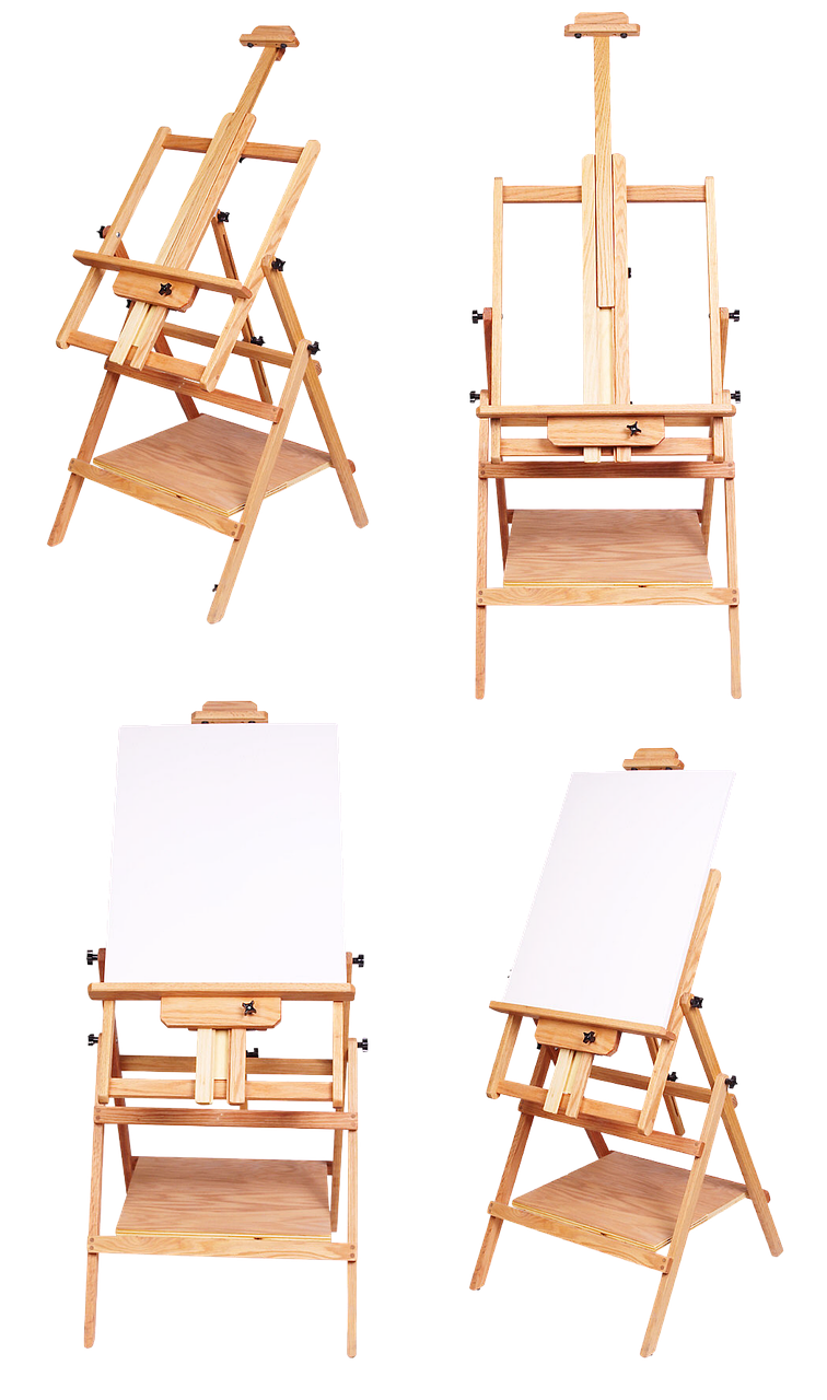 easel  machine  the identity of the artist free photo