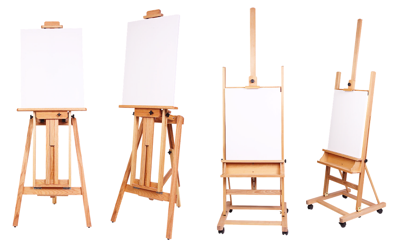 easel  machine  the identity of the artist free photo