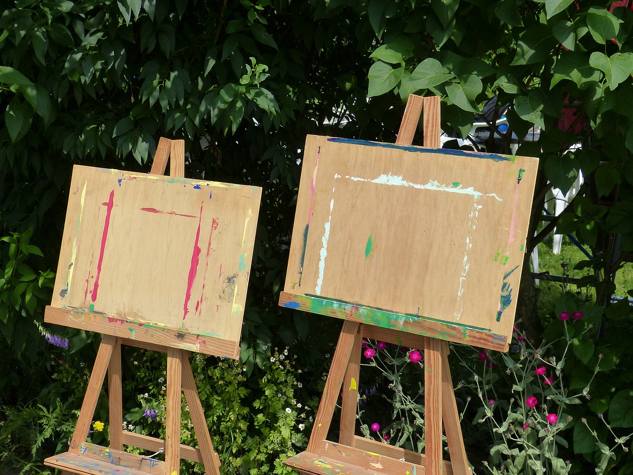 easel paint hobby free photo