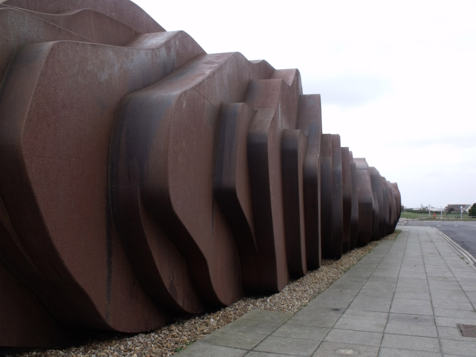 east beach cafe staggered building thomas heatherwick free photo
