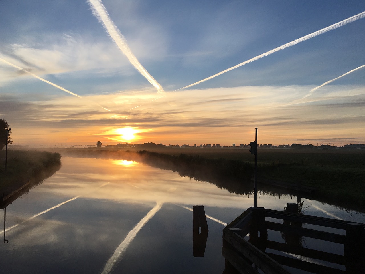 east frisia channel sun free photo