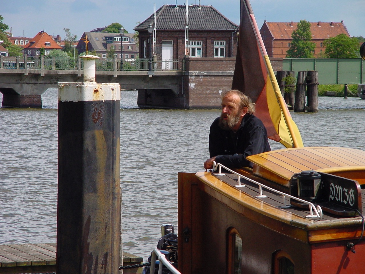 east frisia empty port free photo