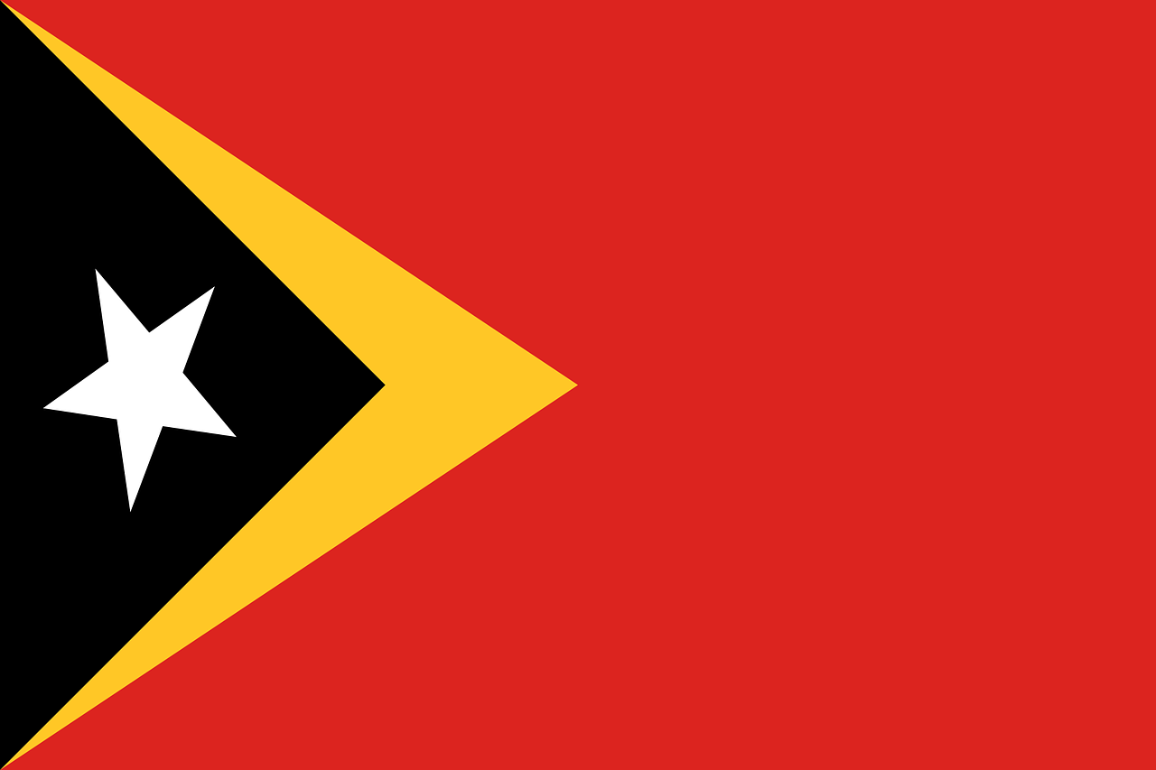 east timor flag national flag free photo