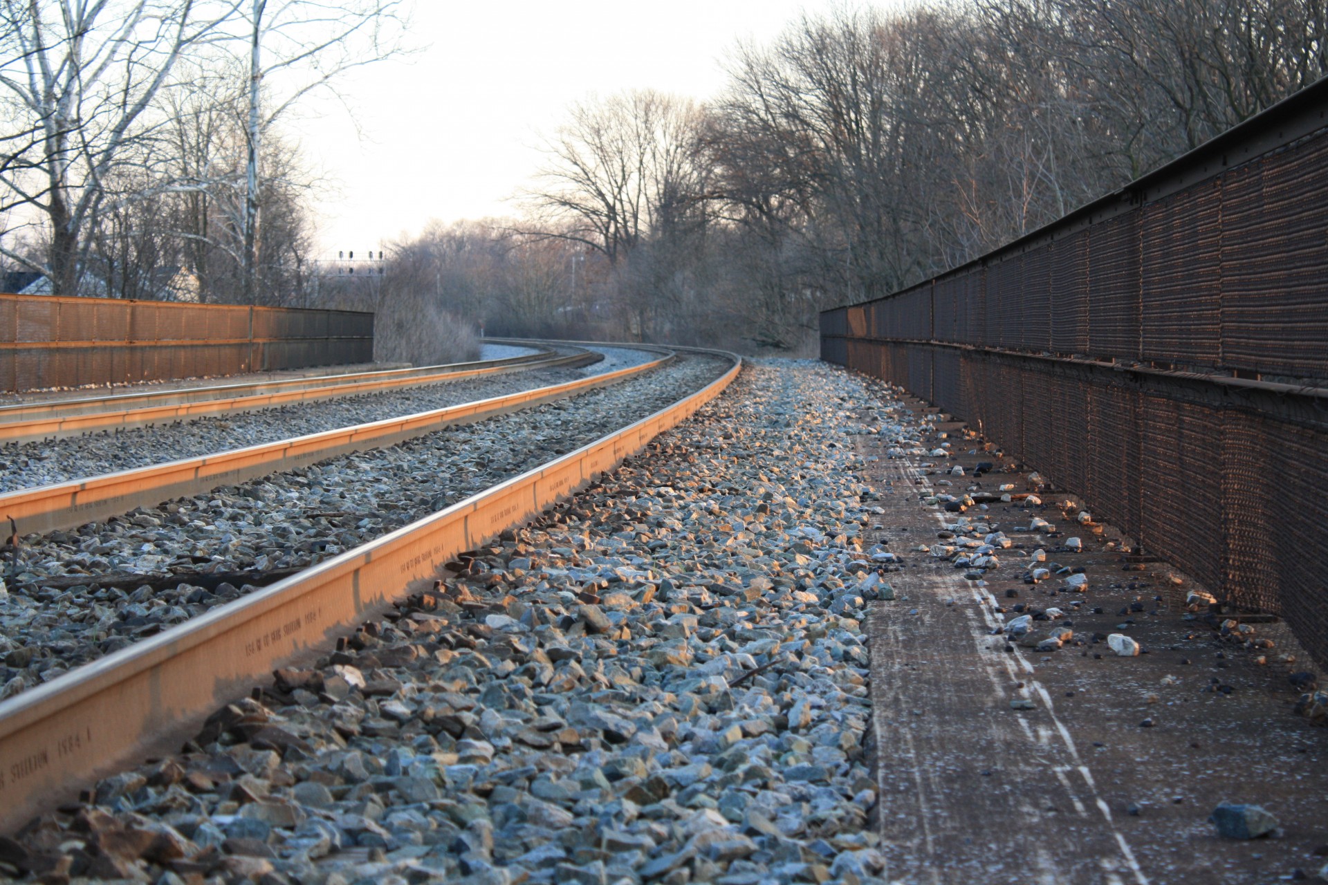 trains tracks rails free photo