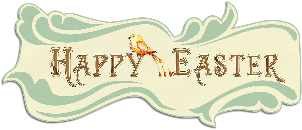easter greeting banner free photo