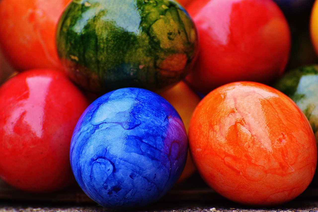 easter easter eggs colorful free photo