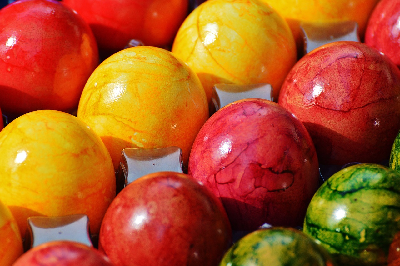 easter easter eggs colorful free photo