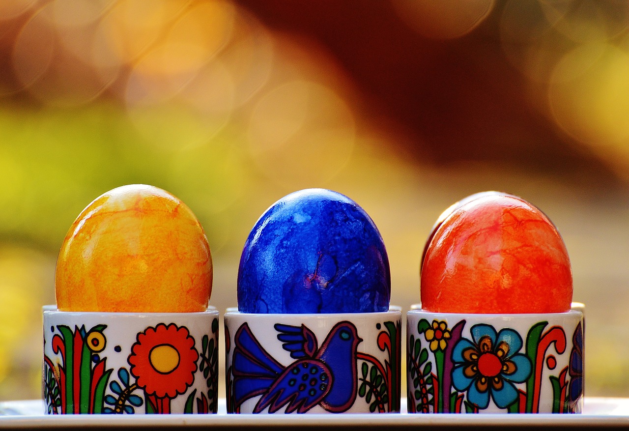 easter easter eggs colorful free photo