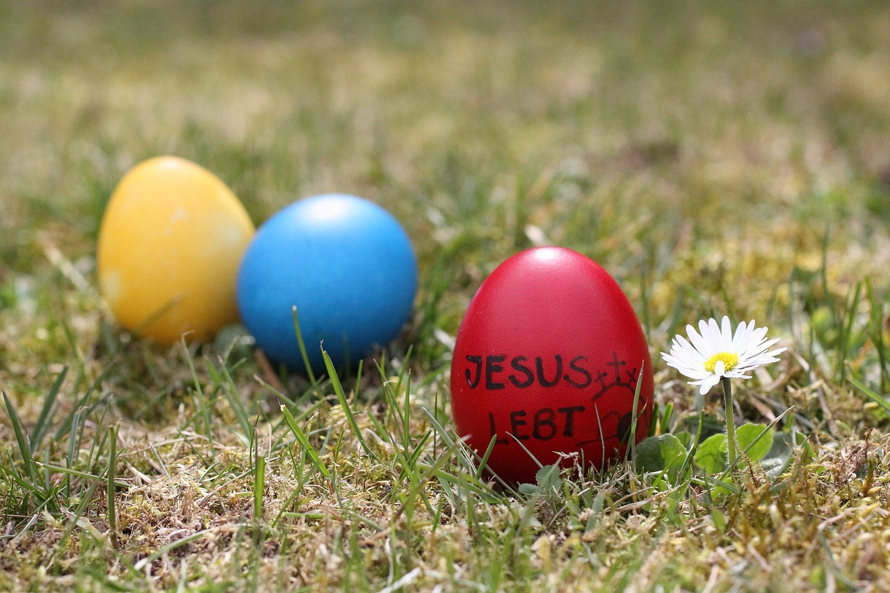 easter easter eggs jesus free photo