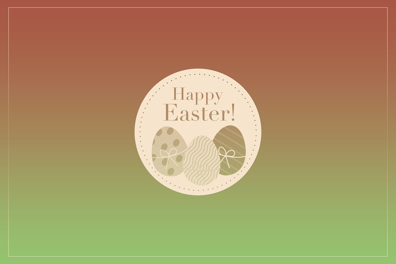 easter happy easter greeting card free photo