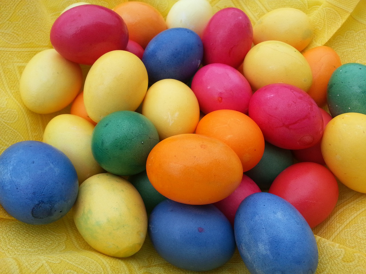 easter eggs spring free photo