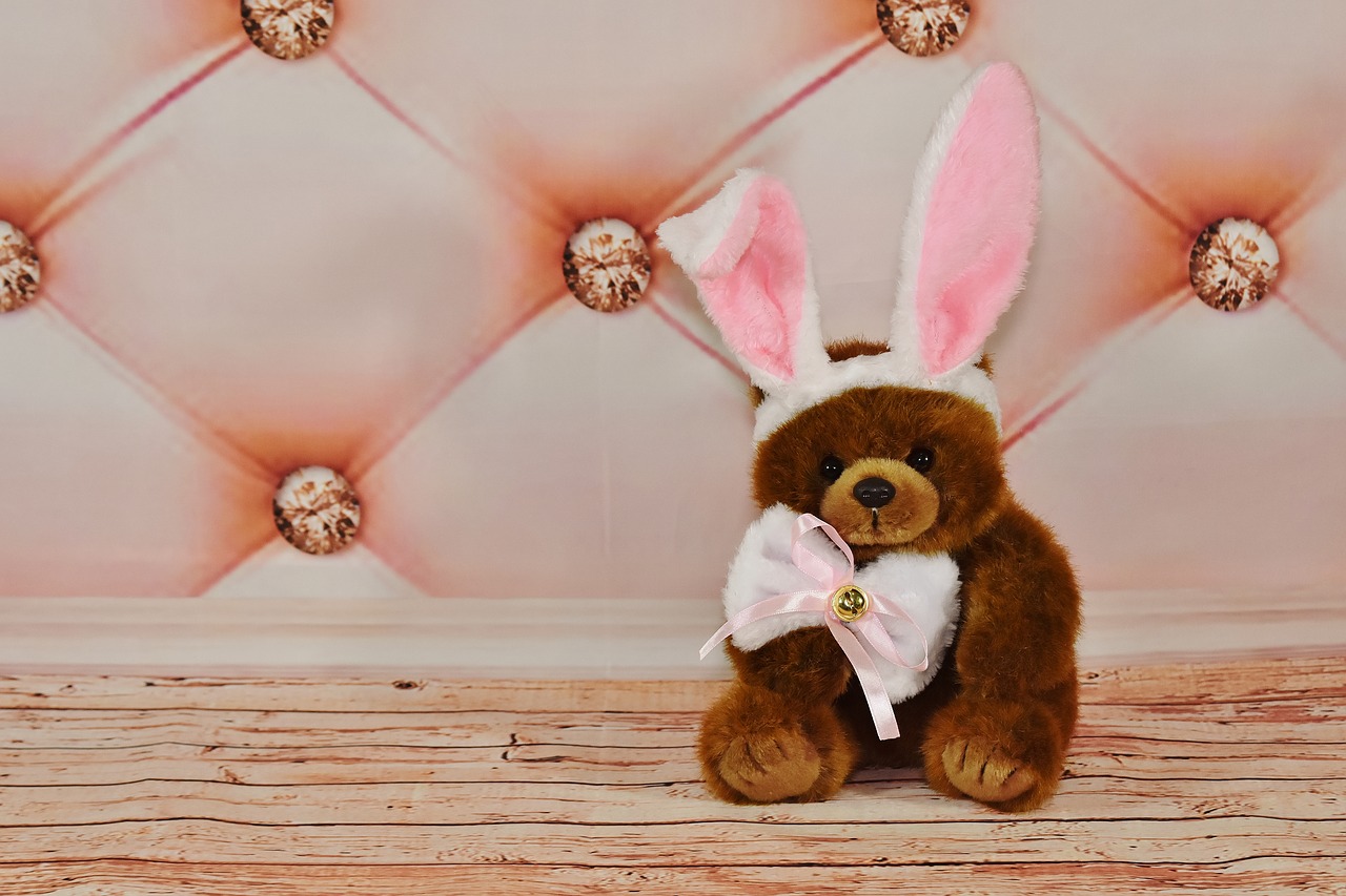 easter easter bunny teddy free photo