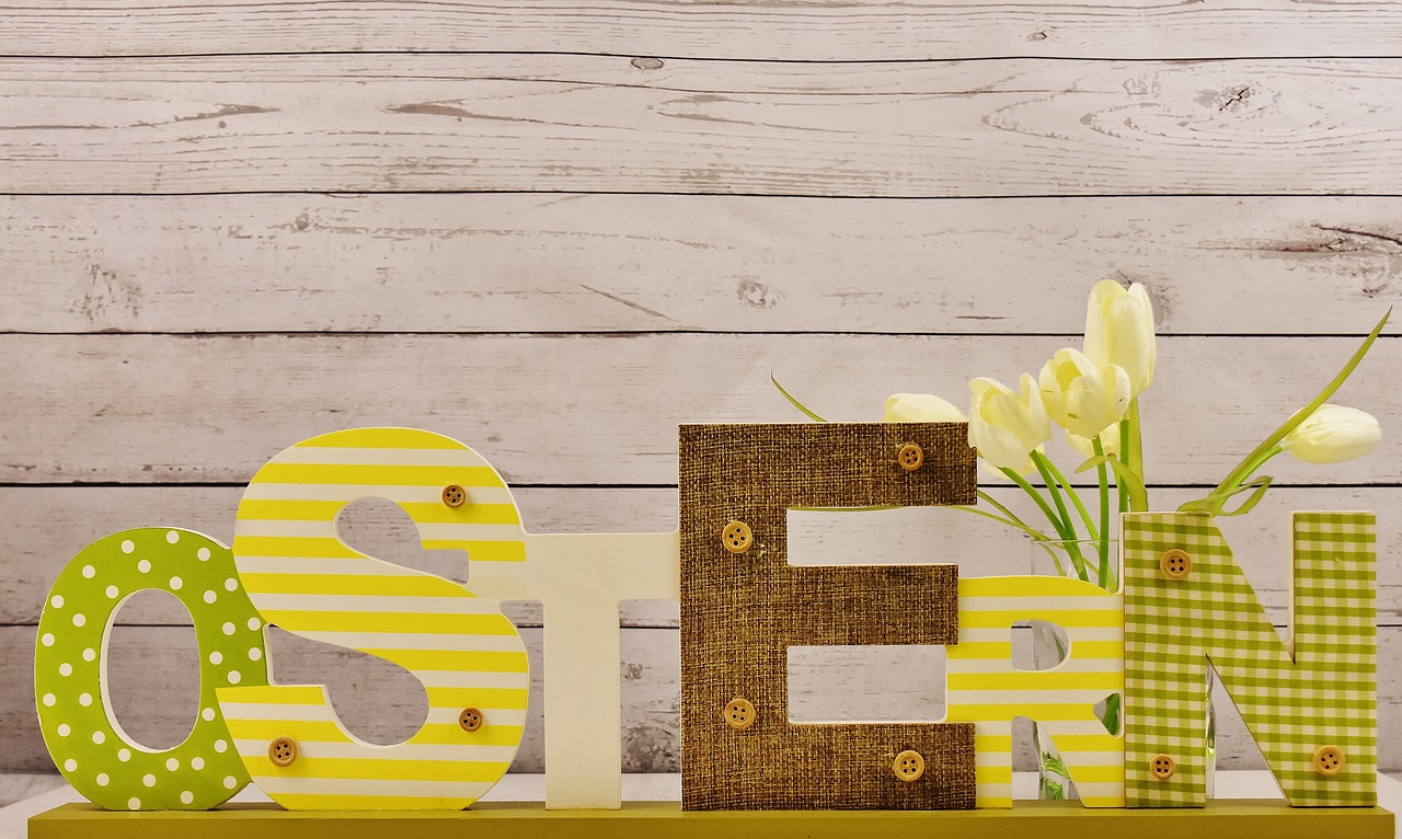 easter lettering text free photo