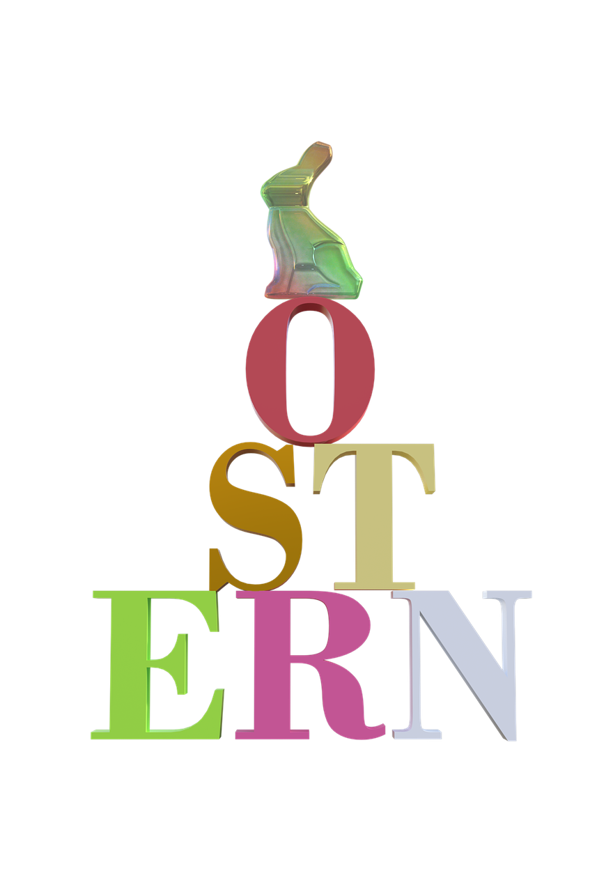 easter lettering text free photo