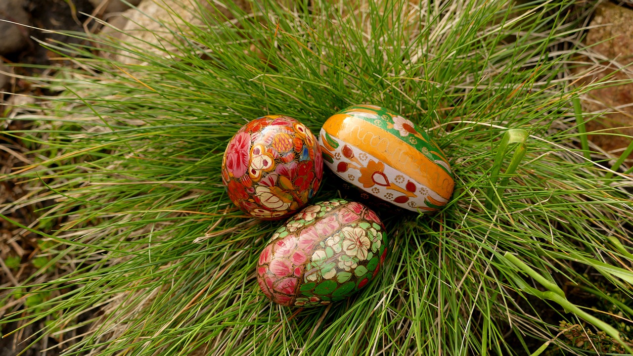 easter happy easter easter eggs free photo