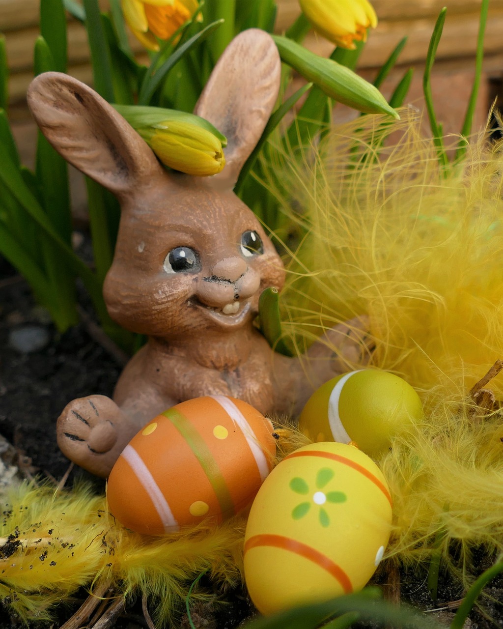 easter easter bunny figure free photo