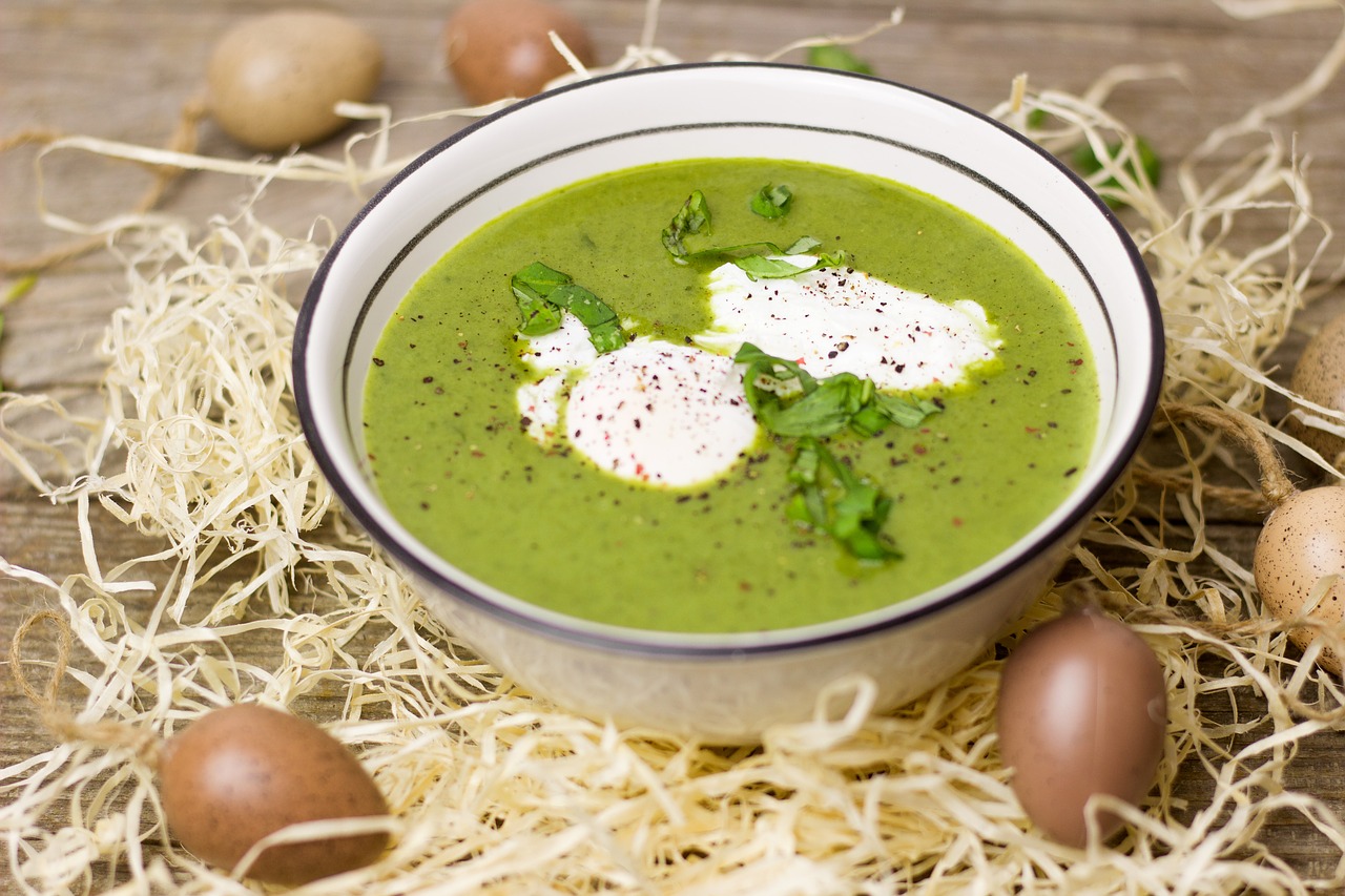 easter soup green free photo