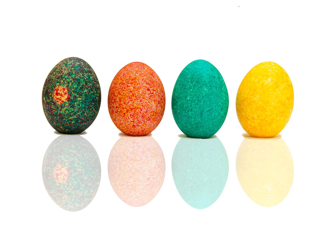 easter egg colorful eggs free photo