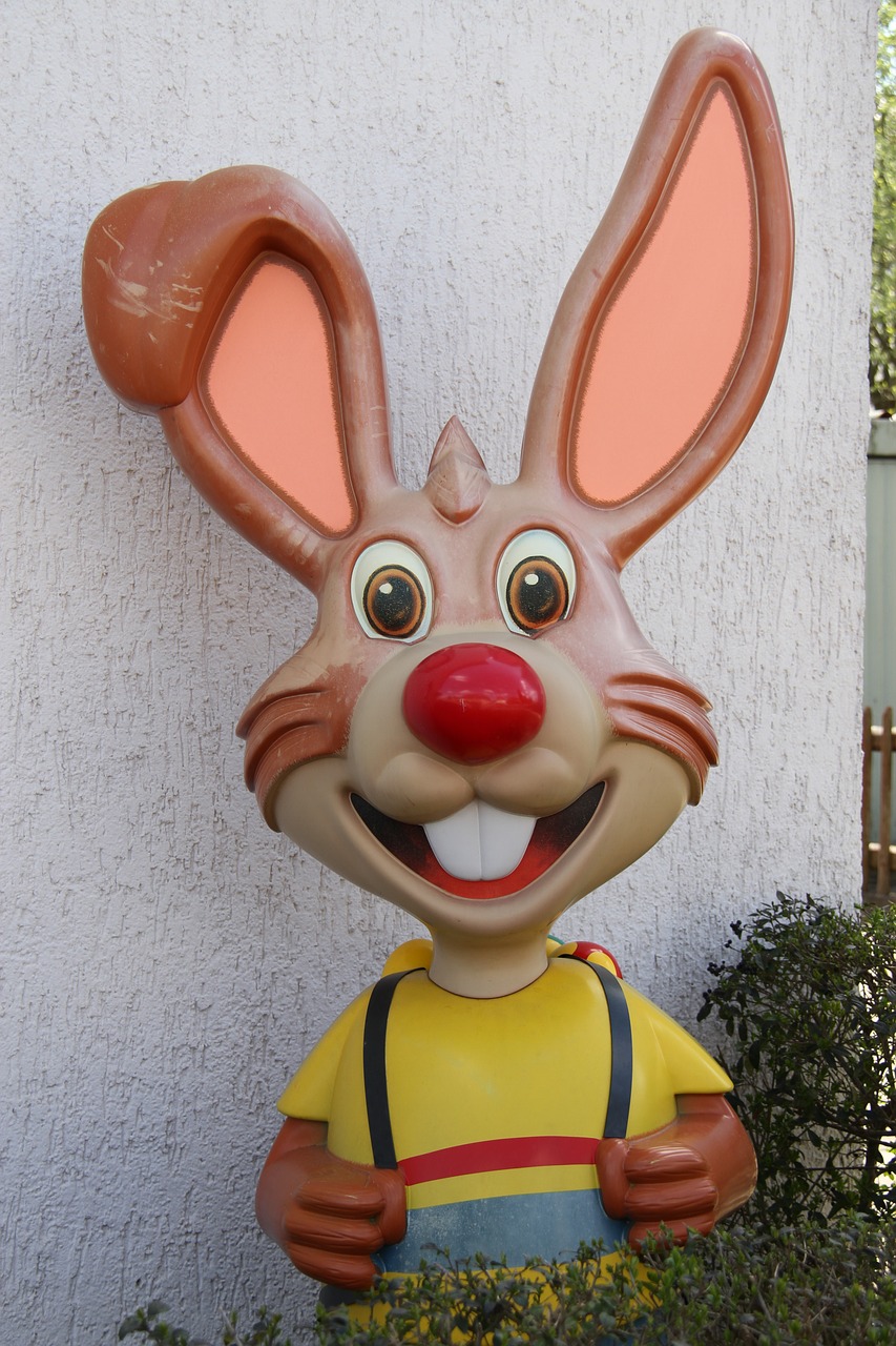 easter hare fun free photo