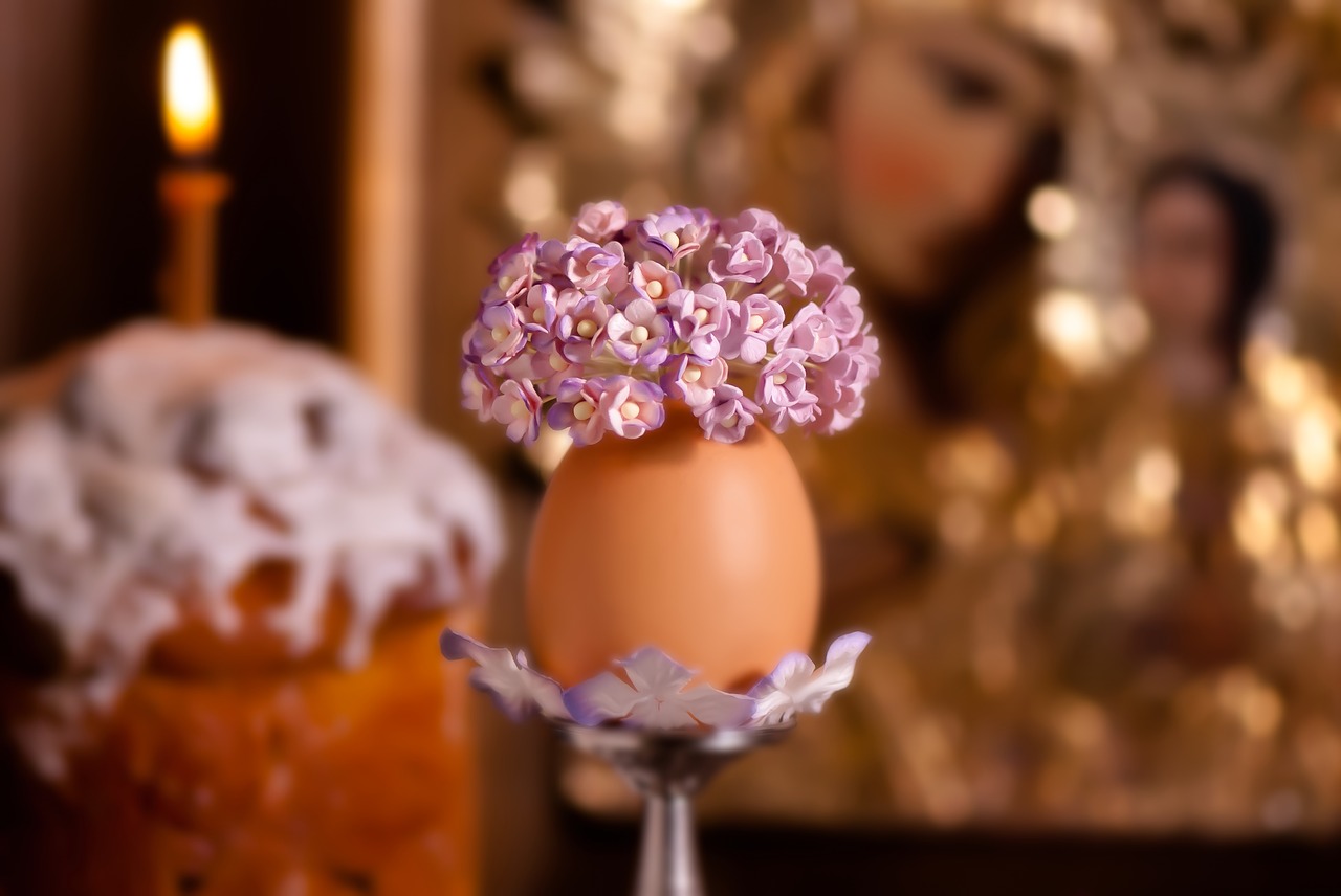 easter ornament candle free photo