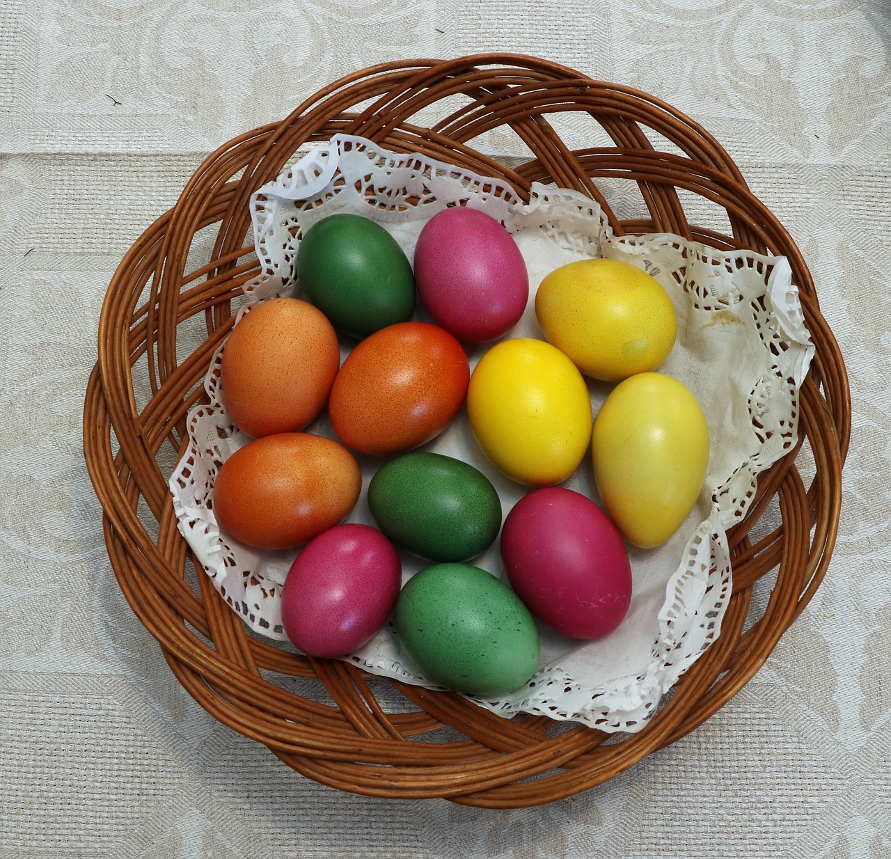 easter egg basket free photo