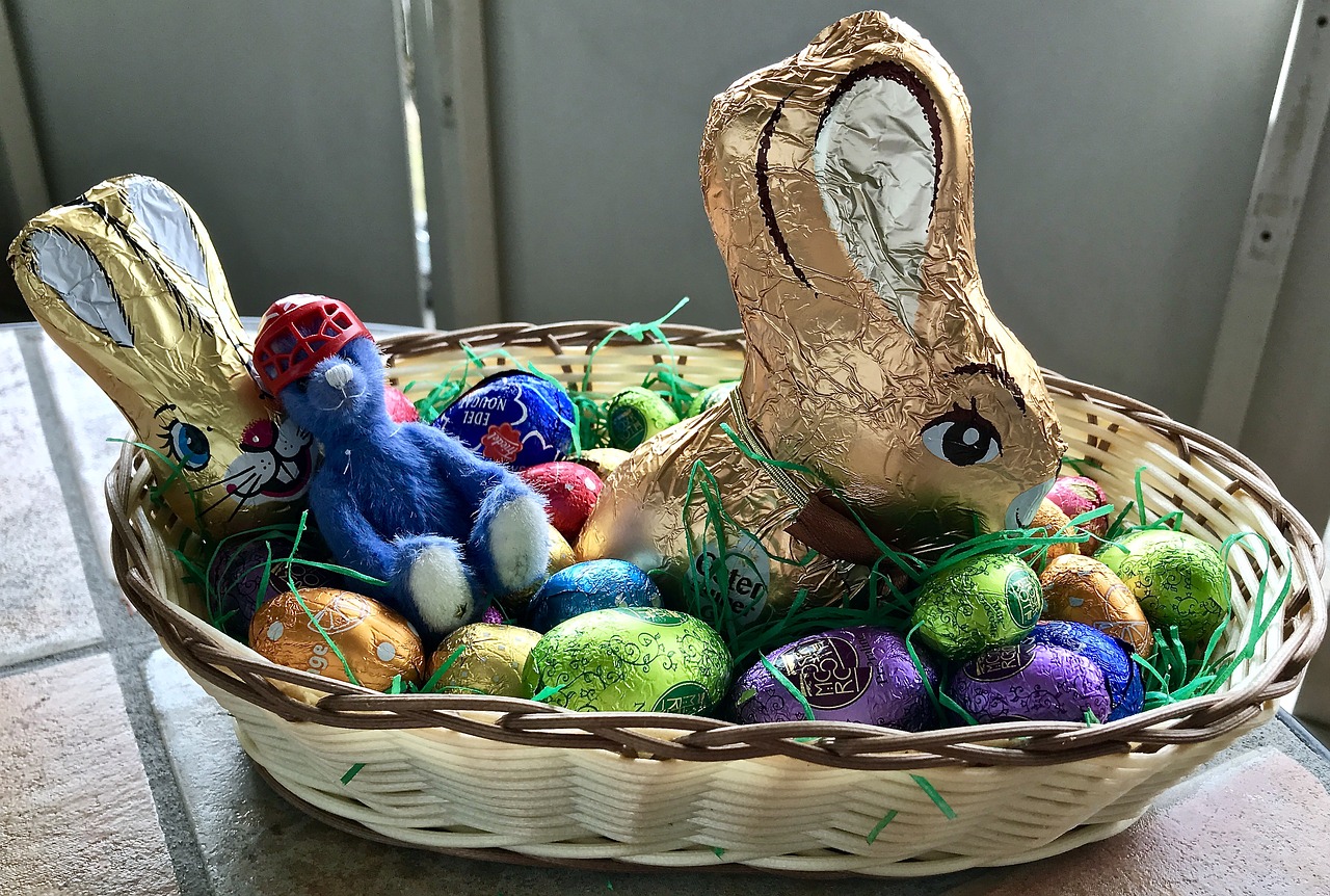 easter  basket  hare free photo