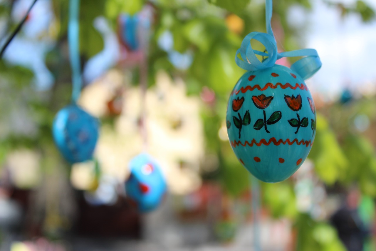 easter  easter eggs  easter decoration free photo